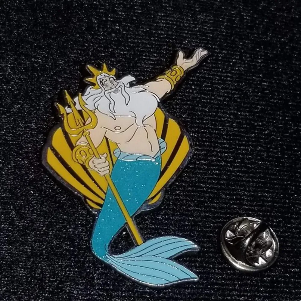Little Mermaid CHASER Pin King Triton Daughters Of Triton Loungefly Disney Dad